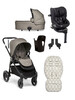 Ocarro 6 Piece Essentials Bundle Nocturn with Joie i-Spin 360 i-Size Car Seat Coal